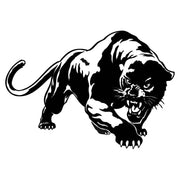 19.5*13.6CM Fiery Wild Panther Hunting Car Body Decal Car Stickers Motorcycle Decorations Black/Silver C9-2149 - The Gear Guy