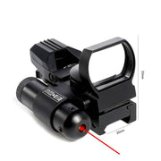 Bestsight Red Dot Sight Holographic Reflex Sight 4 Reticle Optics Red and Green Illuminated Collimator Sight Hunting Scopes - The Gear Guy