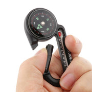 2in1 Mini Portable Compass and Thermometer Carabiner for Hiking Backpacking Camping Accessory Emergency Survival Navigation Tool - The Gear Guy