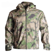 Outdoor Sport Softshell TAD Tactical Jacket Men Camouflage Hunting Clothes Military Waterproof Hooded Coats For Camping Hiking - The Gear Guy