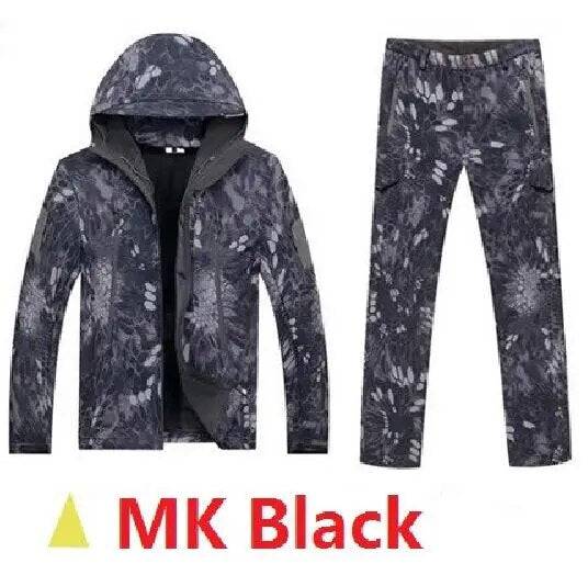 Men Outdoor Sport TAD Gear Soft Shell Camouflage Tactical Jacket Set Army Waterproof Hunting Clothes Coat Military Jacket Pants - The Gear Guy