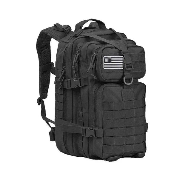 REEBOW TACTICAL Military Assault Backpack with Flag Patches Army Molle Waterproof Bug Out Rucksack for Outdoor Camping Hunting - The Gear Guy