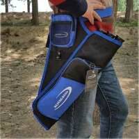 Archery Quiver Bag 4 colour Adjustable Belt 3 tubes Arrow Quiver Arrows for bow Hunting Accessories - The Gear Guy
