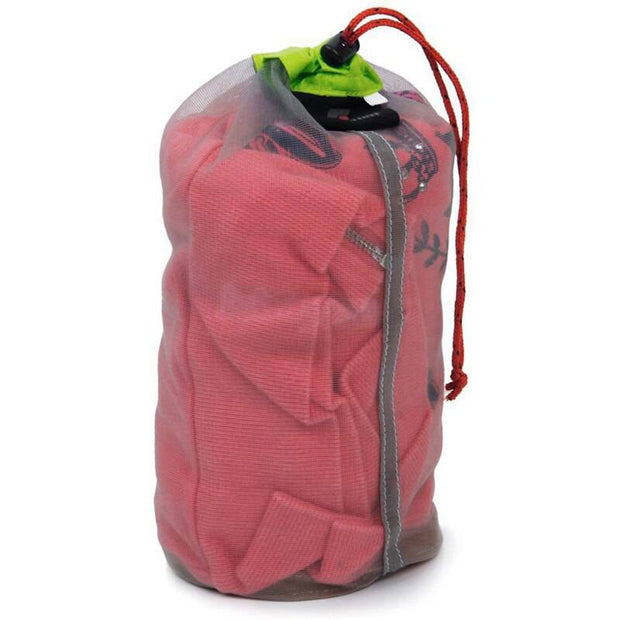 Camping Sports Mesh Storage Bag Ultralight Travel Stuff Sack Drawstring Storage Bag Traveling Organizer Portable Outdoor Tool - The Gear Guy