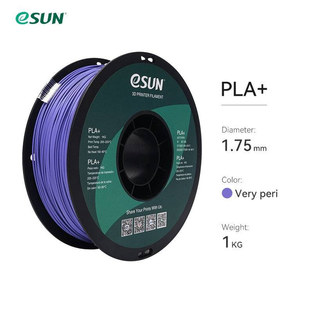 eSUN 3D Printer Filament PLA+ 1.75mm Dimensional Accuracy +/- 0.03mm 1KG (2.2 LBS) Spool 3D Printing Material For 3D Printers - The Gear Guy