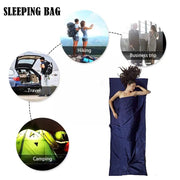 Travel Sleeping Bag Portable Super Light Cotton Liner Sheet Camping Hiking Color Bag Sack Tent Sleep Sleep 3 C5O5 - The Gear Guy