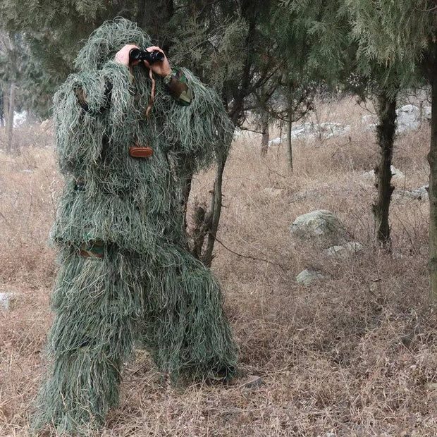 5pcs/set Camouflage Ghillie Suit Yowie Sniper Tactical Clothes Camo Suit for Hunting Paintball Ghillie Suit Men Hunting Clothes - The Gear Guy