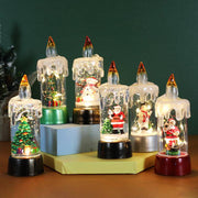Christmas Decorations Candle Light Crystal Desktop Ornaments - The Gear Guy