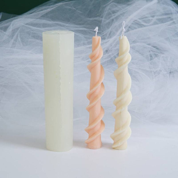 Screw Wax Silicone Mold Rotating Lace Candle Mold - The Gear Guy