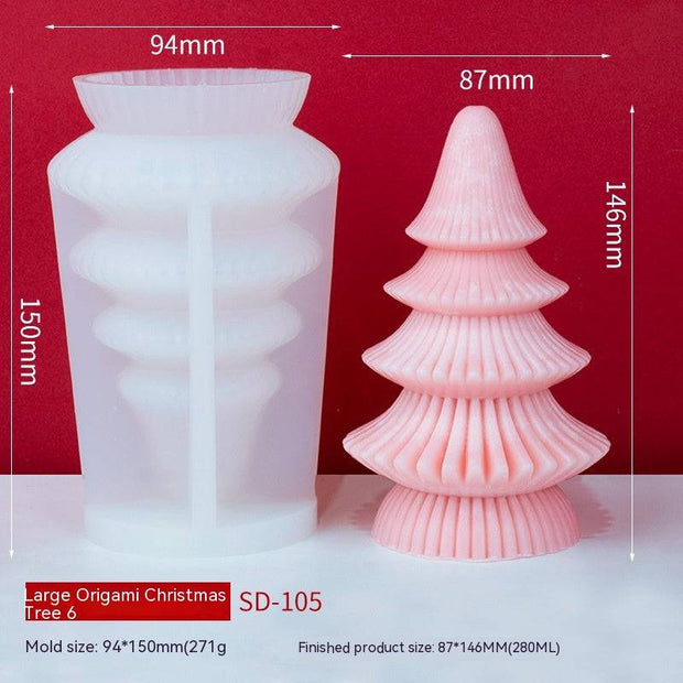Christmas Tree Aromatherapy Candle Silicone Mold - The Gear Guy