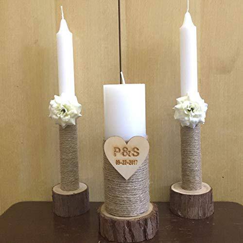 Wooden Wedding Candle Holders - The Gear Guy