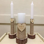 Wooden Wedding Candle Holders - The Gear Guy