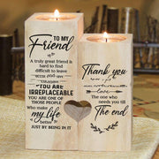 Handicrafts Heart-shaped Candle Holders Wooden Ornaments - The Gear Guy