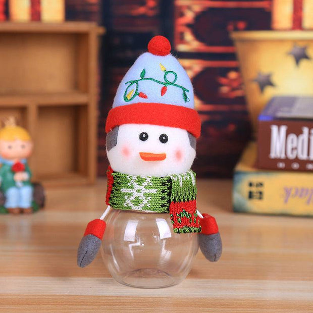 Christmas Gift Bags Candy Jar Storage Bottle Santa Bag Sweet Christmas Candy Bag Boxes Child Kids Gifts New Year - The Gear Guy