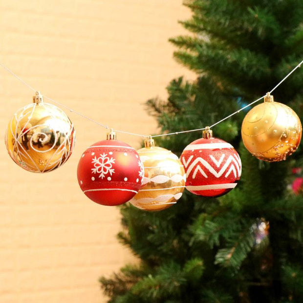 Christmas ball, bright ball, 6cm24, Christmas decorations, Christmas tree, Christmas tree decoration - The Gear Guy