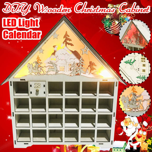 Christmas wooden calendar decorations - The Gear Guy