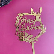 Home Fashion Christmas Acrylic Cake Decoration - The Gear Guy