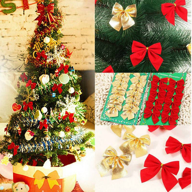 Christmas Tree Ornaments Christmas Decoration Bow - The Gear Guy