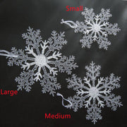 Christmas Decoration Acrylic Transparent Snowflake Christmas Tree Decoration Pendant DIY Christmas Decor For Home - The Gear Guy