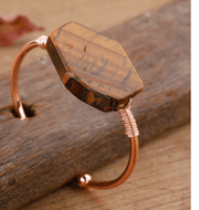 Rough Stone Beaded Bracelets Christmas Bracelets Jewelry Gifts - The Gear Guy