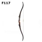 56 Inches F117 Recurve Bow Left Hand Right Hand 25 Pound with Arrows CS Game Bow for Outdoor Archery Hunting Shooting Game - The Gear Guy