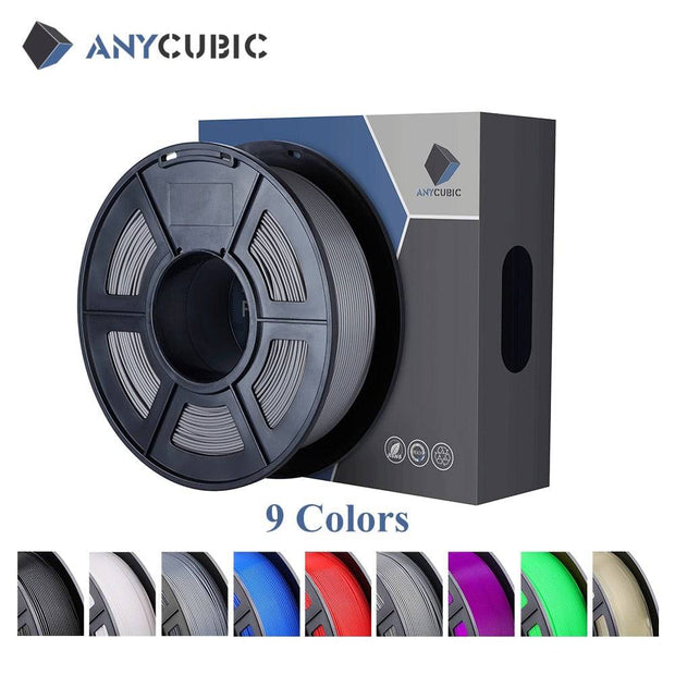 ANYCUBIC 3d Printer Filament 1.75mm PLA Filament 1KG/Roll 9 Colors Neat Spool No Bubble No Plugging For 3d Printer Mega-S Chiron - The Gear Guy