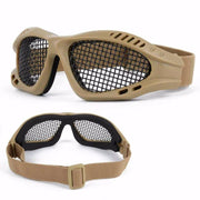 High Quality Hunting Tactical Paintball Goggles Eyewear Steel Wire Mesh Airsoft Net Glasses Shock Resistance Eye Game Protector - The Gear Guy