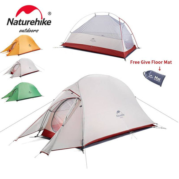 Naturehike Cloud Up 1 2 3 People Tent Ultralight 20D Camping Tent Waterproof Outdoor Hiking Travel Tent Backpacking Cycling Tent - The Gear Guy
