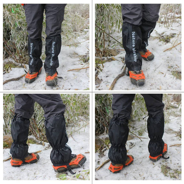 NEW 1 Pair Waterproof Outdoor Hiking Walking Climbing Hunting Snow Legging Gaiters ski gaiters - The Gear Guy