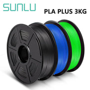 SUNLU PLA/PLA PLUS Filament 1kg 1.75mm 3D Printer Filament 3 rolls Material For 3D Pen Neat Line Extruder Consumable Free Ship - The Gear Guy