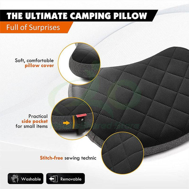 Ultra-light Portable Camping Inflatable Pillow Pad Camping Pillow Trekking Sleep Compressible Outdoor Travel Pillow - The Gear Guy