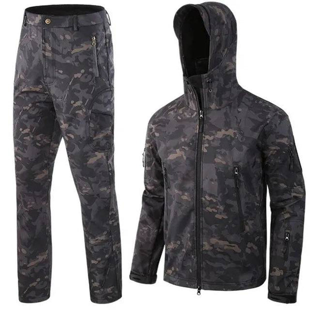 TAD Gear Tactical Softshell Camouflage Jacket Set Men Army Windbreaker Waterproof Hunting Clothes Set Military Outdoors  Jacket - The Gear Guy