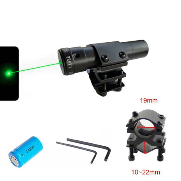 Ar15 Rechargeable Red Laser Sight + Extension Switch Green Sight Calibration Metal Glock Laser Hunting Accessories Rifle Sight - The Gear Guy