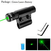 Tactical Green/Red Dot Laser Sight Scope Gun Rifle Weaver Adjustable 20mm/11mm Picatinny Rails Mount Rail For Airsoft Hunting - The Gear Guy