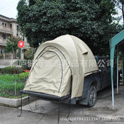 Truck Bed Tent Waterproof Pickup Car Tailgate Double Layers Self-driving Outdoor Camping 210D Oxford Silver Coated UV 210cm High - The Gear Guy