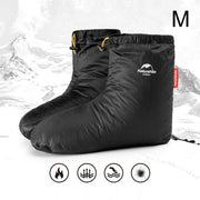 90% White Goose Down Climbing Shoe Covers Camping Indoor Outdoor Unisex Winter Warm Feet Cover Waterproof Windproof Keep Warm - The Gear Guy