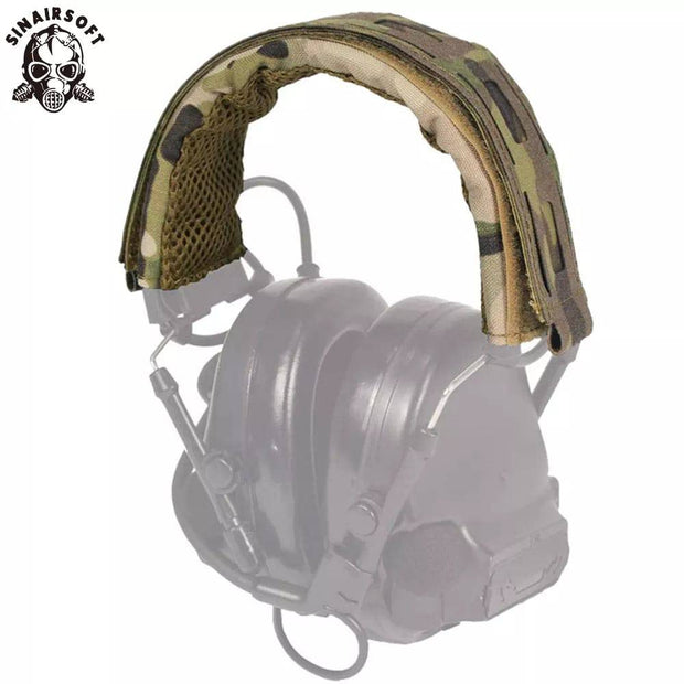 Tactical Headband Headset Cover Outdoor Headphones Modular Coating Military Headphone Cover Earmuffs Microphone Hunting Shooting - The Gear Guy