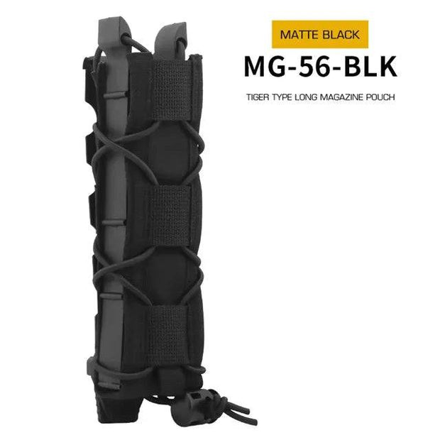 Universal 9mm Long Magazine Pouch Molle Single Fast Tactical Mag Pouch Holder for Airsoft Accessories Hunting Gear for MP5 UMP - The Gear Guy