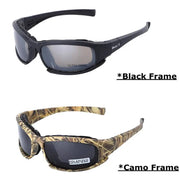 Tactical Camouflage Men's Polarized Glasses Military Shooting Hunting Goggles 4 Lens Kit Sunglasses Men Hiking - The Gear Guy