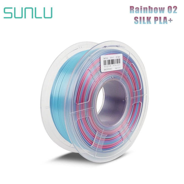 SUNLU PLA Rainbow Filament 1.75mm 1kg 3D Printer Filament 1.75 mm 1kg For 3D Printer rainbow color Printing - The Gear Guy