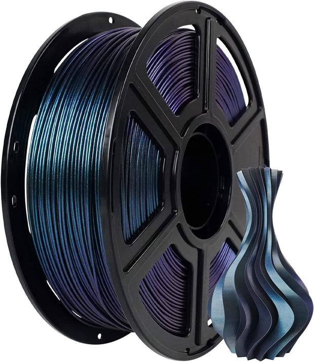 Flashforge PLA 3D Printer Filament 1.75mm 1KG Spool Plastic For 3D Pens Printing Material Color Change Rainbow Black White Color - The Gear Guy