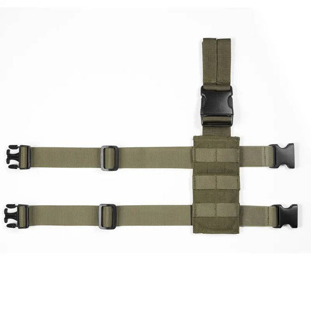 OneTigris Tactical Drop Leg Platform 1000D Nylon MOLLE Mini Leg Panel with Quick Release Buckle for Hunting/Paintball/Airsoft - The Gear Guy