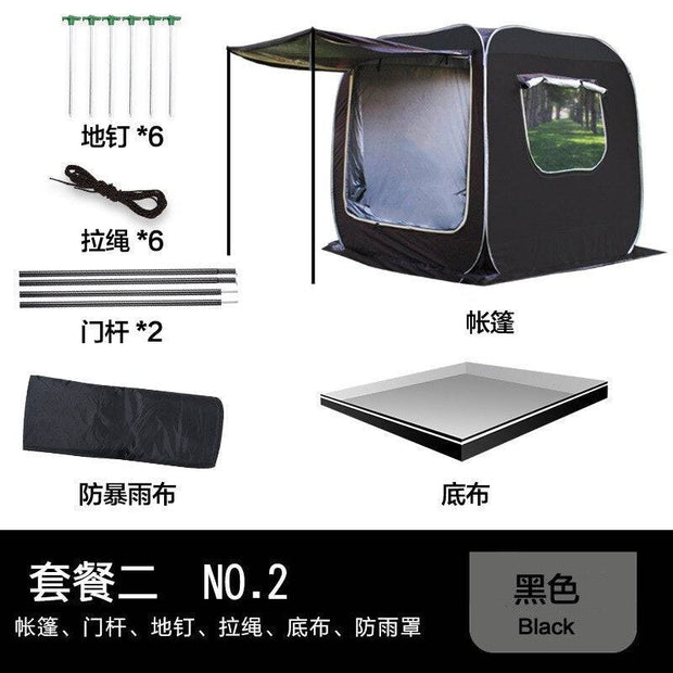 Outdoor Tent Car Rooftop Truck Rear Tent Camping Hiking Picnic Universal SUV Shade Awning Self-driving Travel Portable Equipment - The Gear Guy
