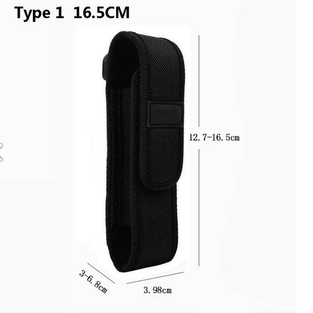 TZ20 Tactical Flashlight Molle Pouch Flashlight Holster Torch Pouch Cover Flashlight Case Belt Multitool Pouch Hunting Equipment - The Gear Guy