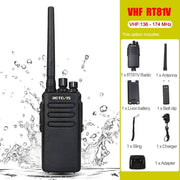Retevis RT81 DMR Digital Walkie Talkie 2 pcs Powerful Long Range Walkie-Talkie 10W Waterproof Portable Two-Way Radio for Hunting - The Gear Guy