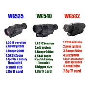 WG540 Infrared Digital Night Vision Monoculars with 8G TF card full dark 5X40 200M range Hunting Monocular Night Vision Device - The Gear Guy